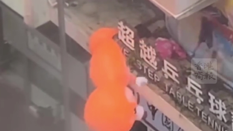 有片｜「韋帕」襲港 10號(hào)波勁風(fēng)驟雨下飄移的香港