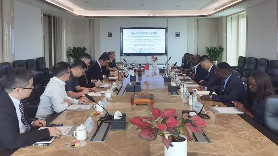 加蓬總統(tǒng)特使訪大灣區(qū)進(jìn)出口商會 共商綠色經(jīng)濟(jì)合作