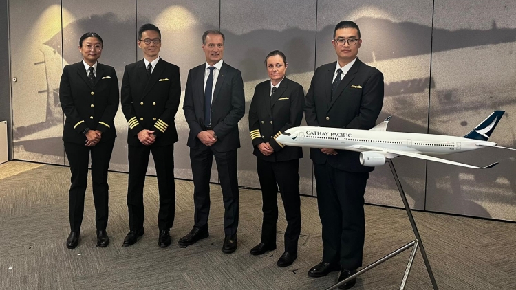 國泰疫後培育逾1100飛行員 冀續(xù)吸納全球人才