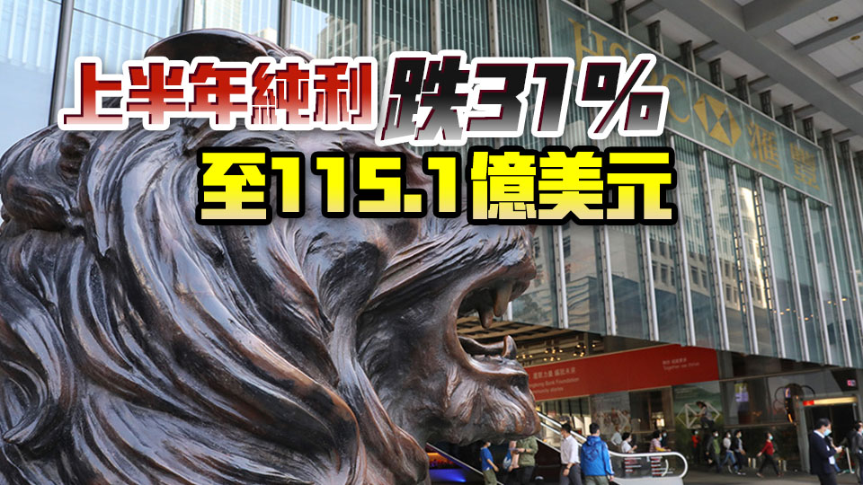 滙控上半年稅前少賺27%遜預(yù)期 擬回購(gòu)最多30億美元股份