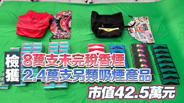 進(jìn)口或管有未完稅香煙及另類吸煙產(chǎn)品 3男被判囚3至7月兼罰款
