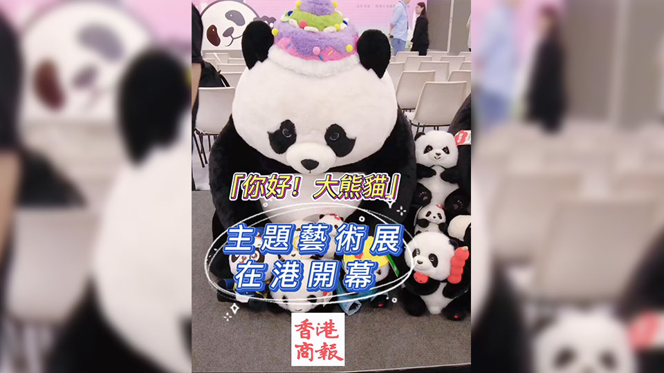 有片丨「你好！大熊貓」主題藝術(shù)展在港開幕