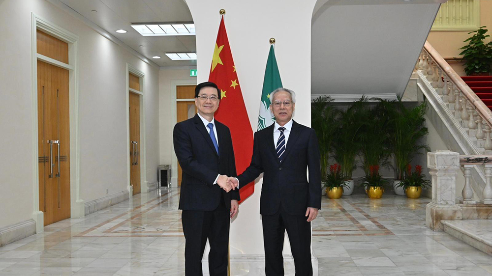 李家超：推動港澳多元合作 發(fā)揮兩特別行政區(qū)協(xié)作力量