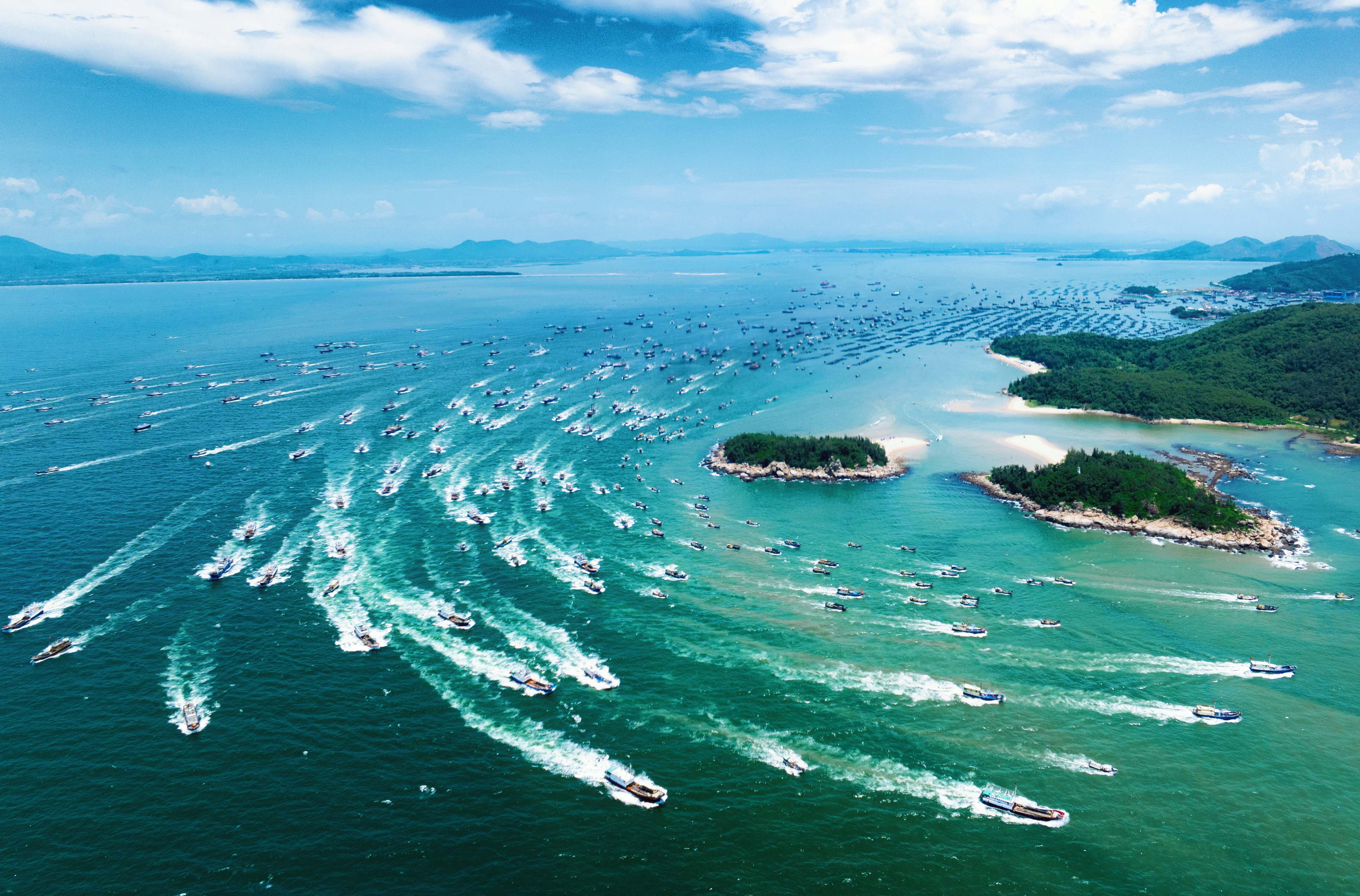 廣東發(fā)布海洋經(jīng)濟(jì)亮眼數(shù)據(jù) 陽江開漁節(jié)千帆啟航