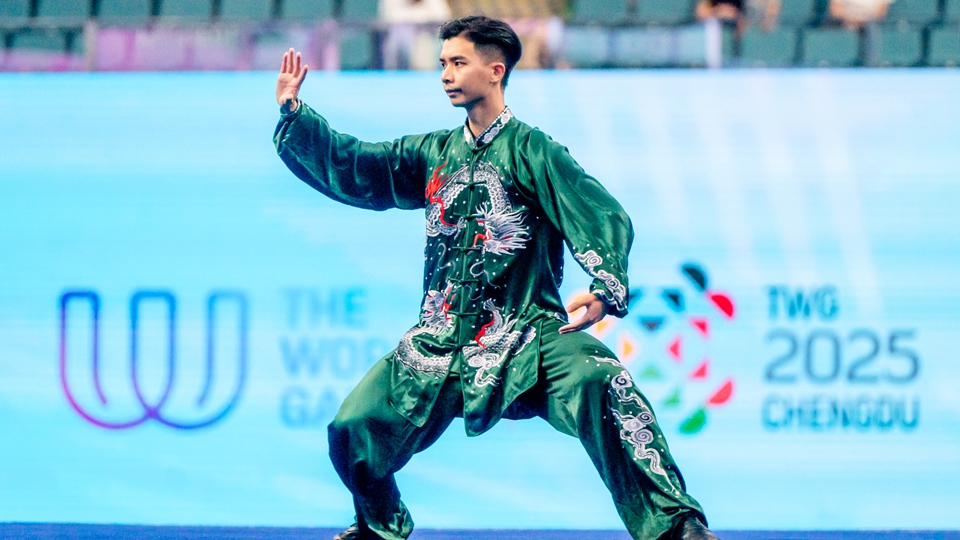 世運(yùn)會楊頌熹為港隊奪第2金 黃寶基：弘揚(yáng)國粹可喜可賀