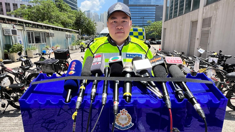 警方西九龍打擊非法駕駛電動(dòng)單車(chē) 拘捕42人