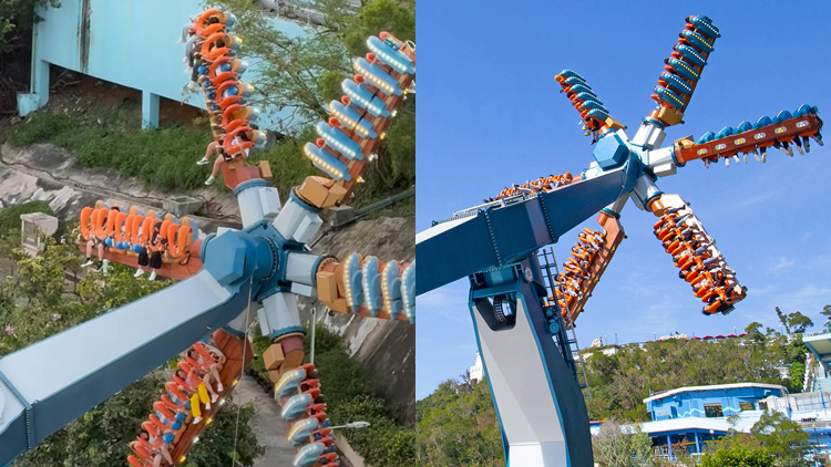 海洋公園「狂野龍捲風(fēng)」因故障停頓 17位乘客一度被困現(xiàn)已返回地面
