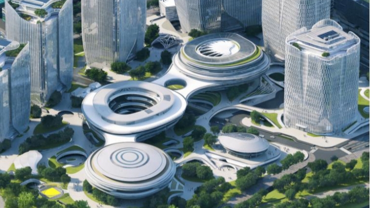 騰訊總部解鎖 「中央綠脊」 「工作一生活一休閒」無縫轉(zhuǎn)換立體城市顯現(xiàn)