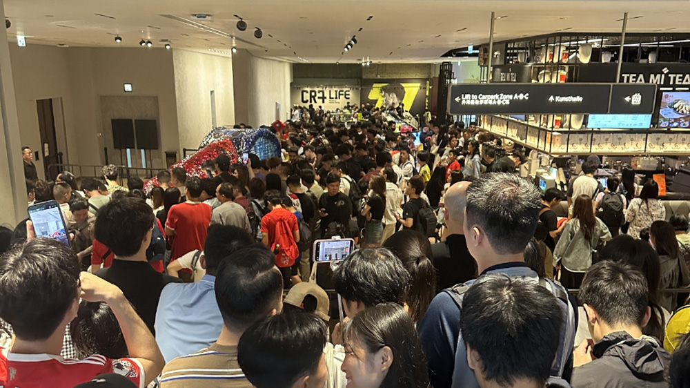 有片｜C朗親臨K11 MUSEA展館 粉絲逼爆商場