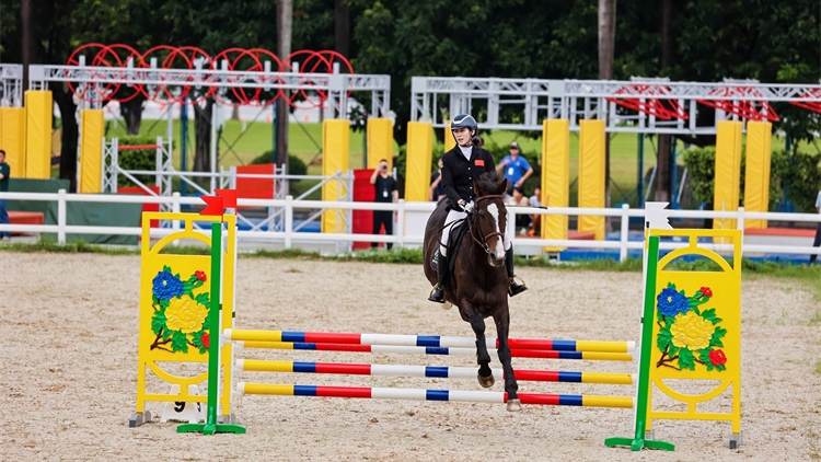 十五運會現(xiàn)代五項測試賽在廣東省黃村體育訓練中心舉行