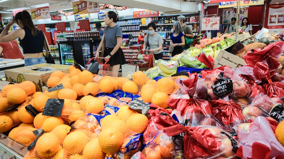 本港7月整體消費(fèi)物價(jià)按年升1% 政府料通脹短期內(nèi)應(yīng)維持輕微