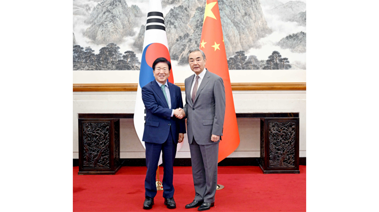 王毅會(huì)見韓國(guó)總統(tǒng)特使：中韓應(yīng)共同捍衛(wèi)二戰(zhàn)勝利成果
