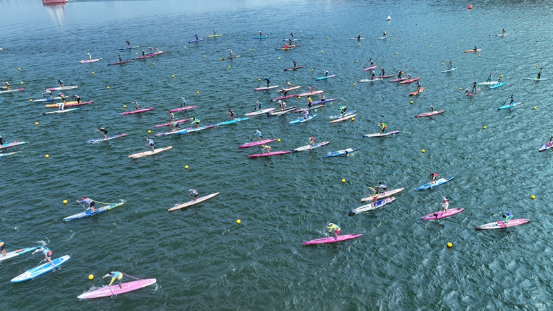 2025年中國槳板超級聯(lián)賽暨第四屆天子湖槳板公開賽在邵陽縣開幕