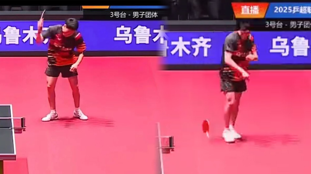 中國乒協(xié)發(fā)布處罰決定：孫聞不敵林昀儒后摔拍 停賽1輪並深刻檢討