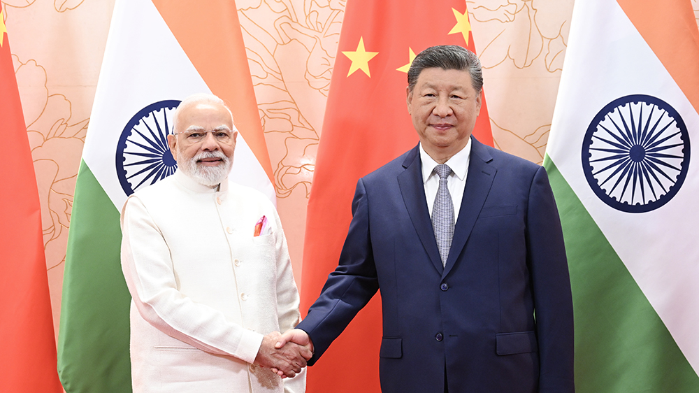 上合組織天津峰會(huì)｜習(xí)近平會(huì)見(jiàn)印度總理莫迪