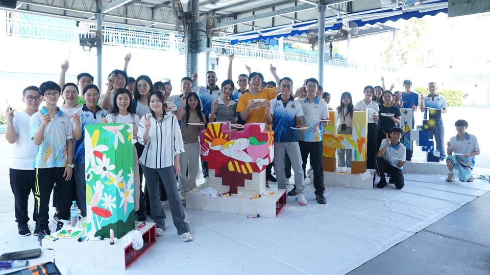 懲教署翻新「I??HK」環(huán)保藝術(shù)裝置 冀市民前來打卡