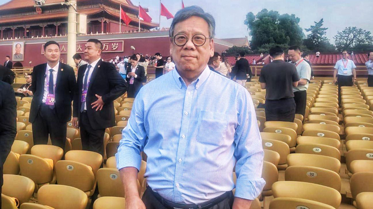 丘應(yīng)樺：作為抗戰(zhàn)先烈後人參加閱兵儀式 難掩內(nèi)心激動(dòng)