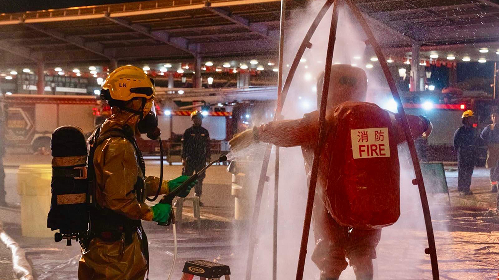 有片｜深港兩地進行危害物質事故聯(lián)合演練 提升協(xié)調應變能力