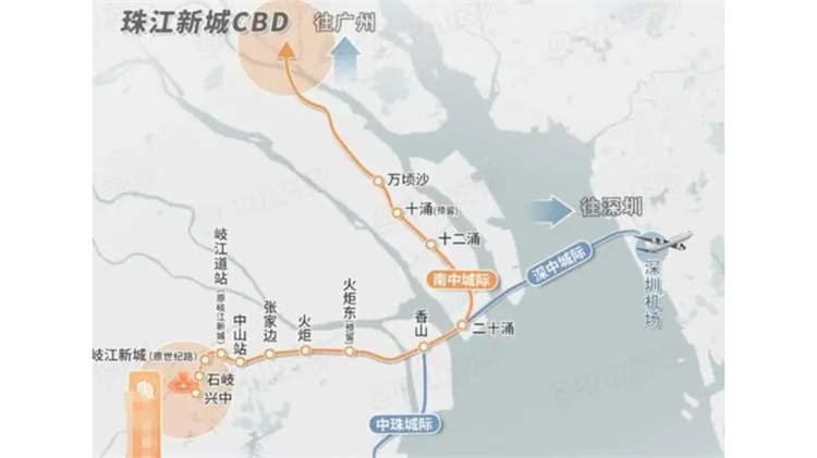 終於等到！深圳?中山跨城地鐵來了