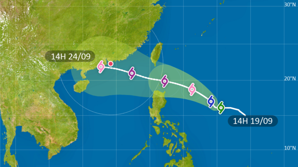天文臺：樺加沙有機(jī)會達(dá)超強(qiáng)颱風(fēng)