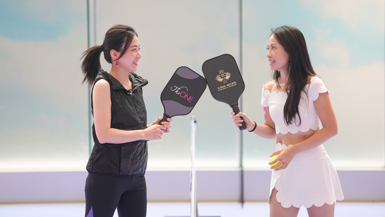 甘比試玩Pickleball 冀推廣運(yùn)動(dòng)風(fēng)氣 為社會(huì)添正能量