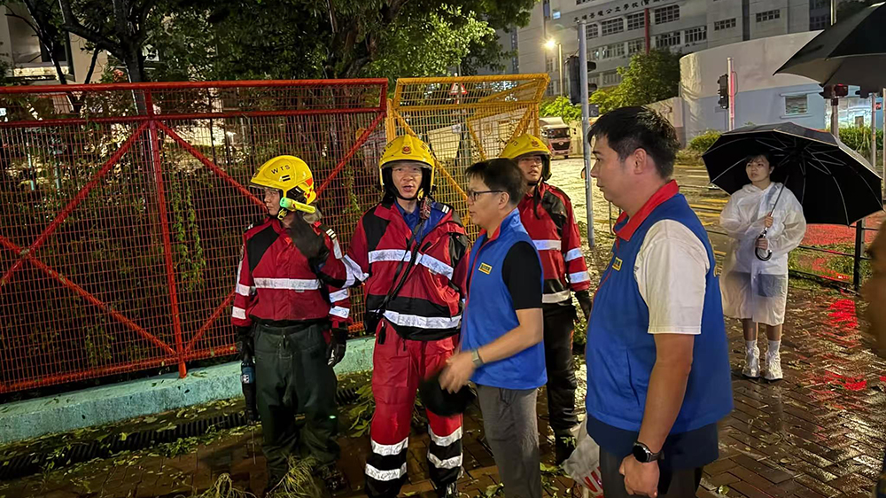 「樺加沙」遠(yuǎn)離香港 陳克勤：沙田大埔正全力善後