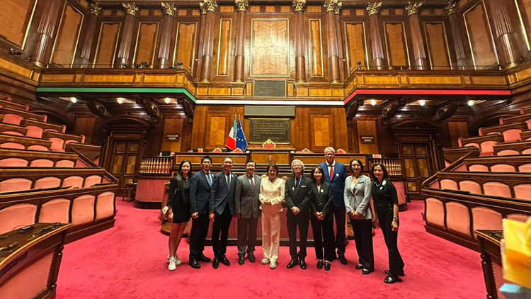 梁美芬牽團訪問意大利 冀深化對外交往合作