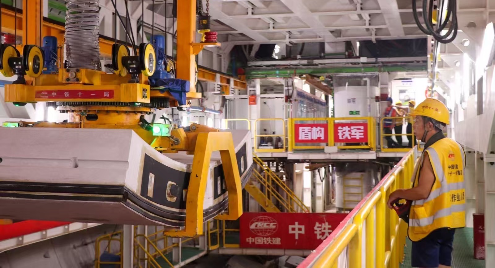 廣南聯(lián)絡(luò)線大盾構(gòu)突破「直角轉(zhuǎn)彎」關(guān)鍵工序