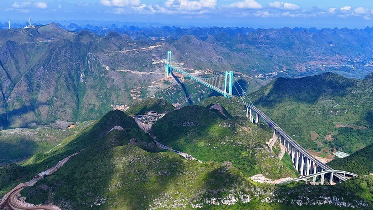 大國工程+1！世界第一高橋花江峽谷大橋今日通車