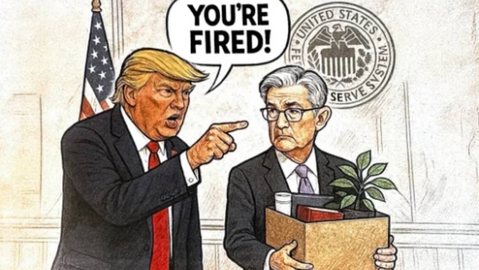 特朗普發(fā)布「解僱鮑威爾」漫畫  再度引發(fā)華爾街關注