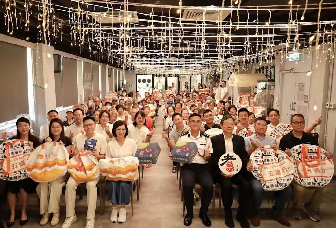 大埔警區(qū)中秋宣防騙 五豐行星耀社區(qū)送溫情