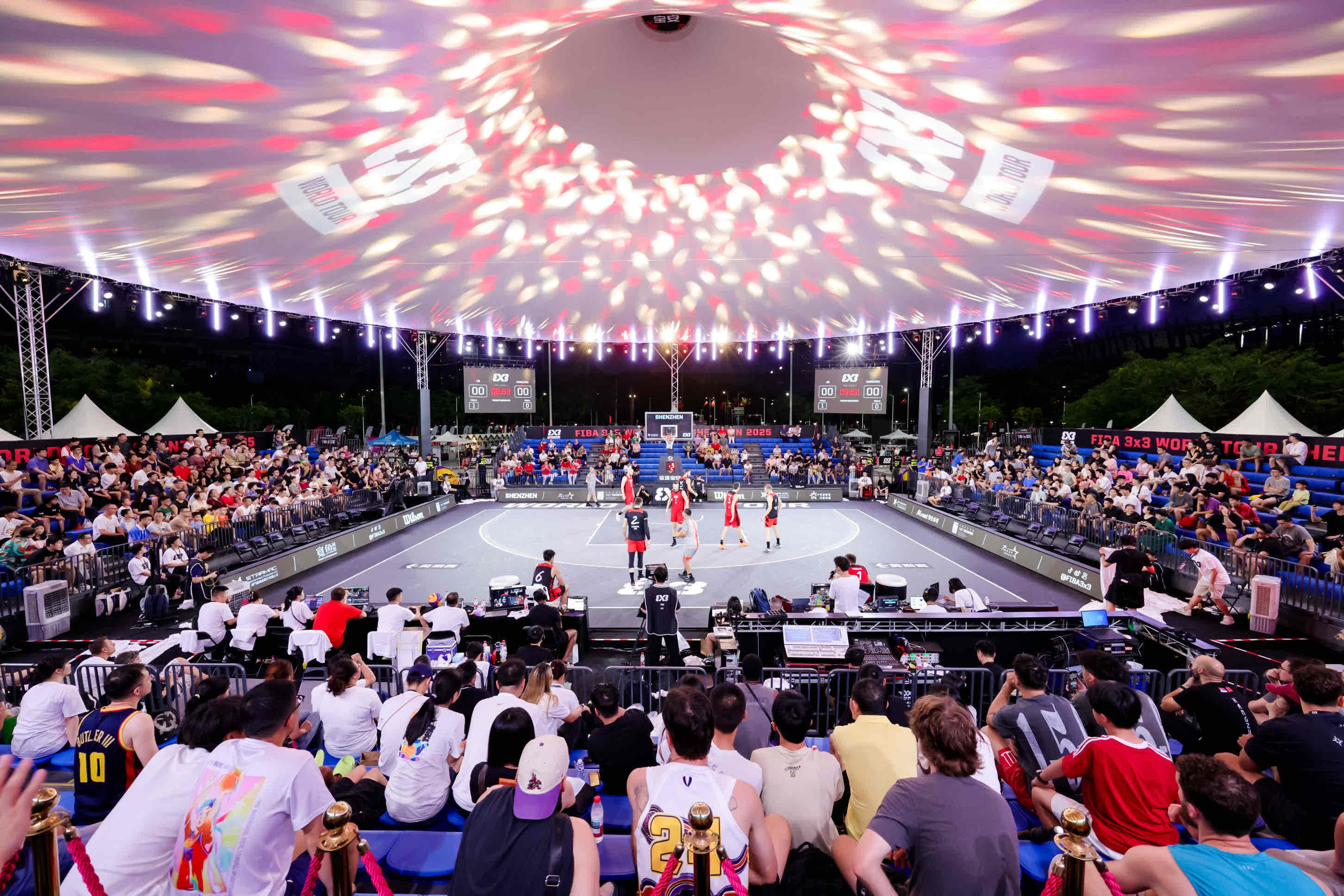 奧運勁旅齊聚寶安！國際籃聯(lián)三人籃球深圳大師賽激情開賽 