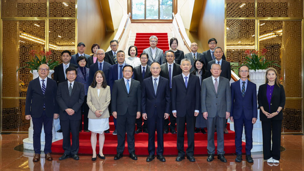 農(nóng)融會見香港傳媒高層內(nèi)地參訪團一行