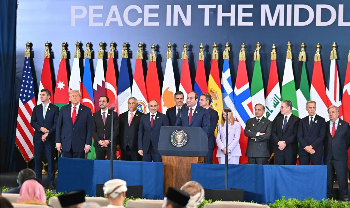 沙姆沙伊赫峰會舉行 四國擔(dān)保加沙停火 