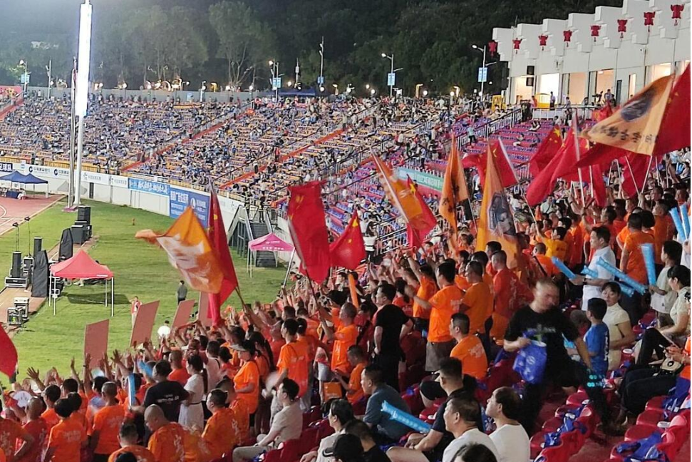 不唯比分看湘超，澎湃的是湘韻 邵陽宣傳「?！埂腹！辜泳? title=