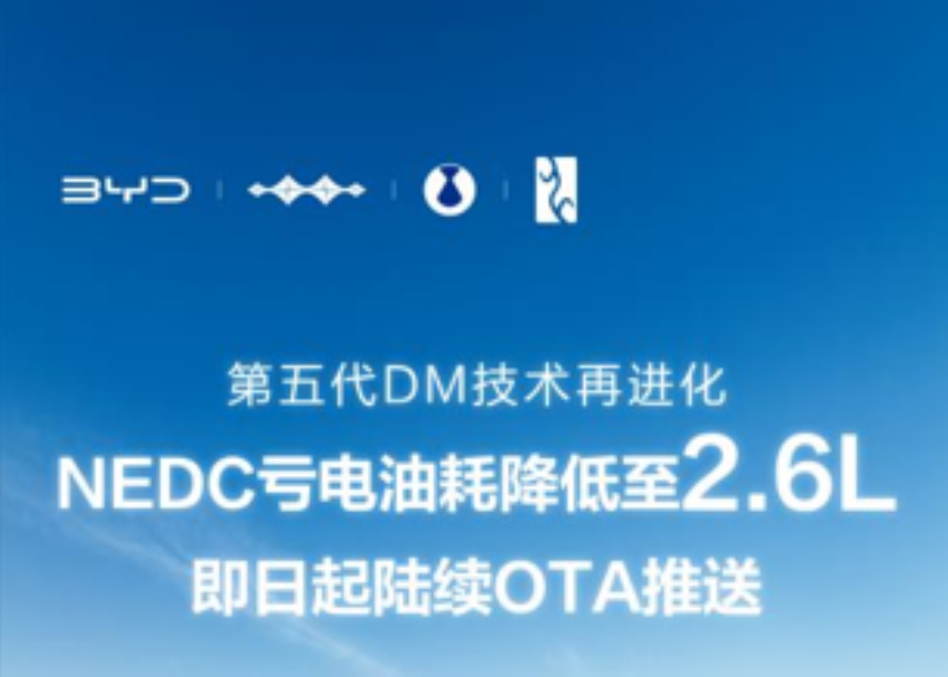 虧電油耗低至2.6L 比亞迪第五代DM技術(shù)OTA來了