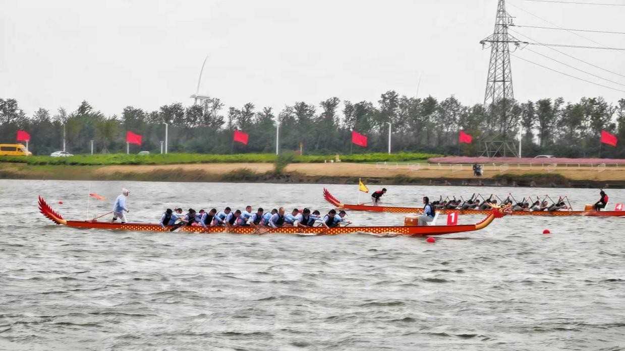 龍舟競(jìng)渡激盪小洋口蒹葭湖 文體旅融合彰顯如東風(fēng)采