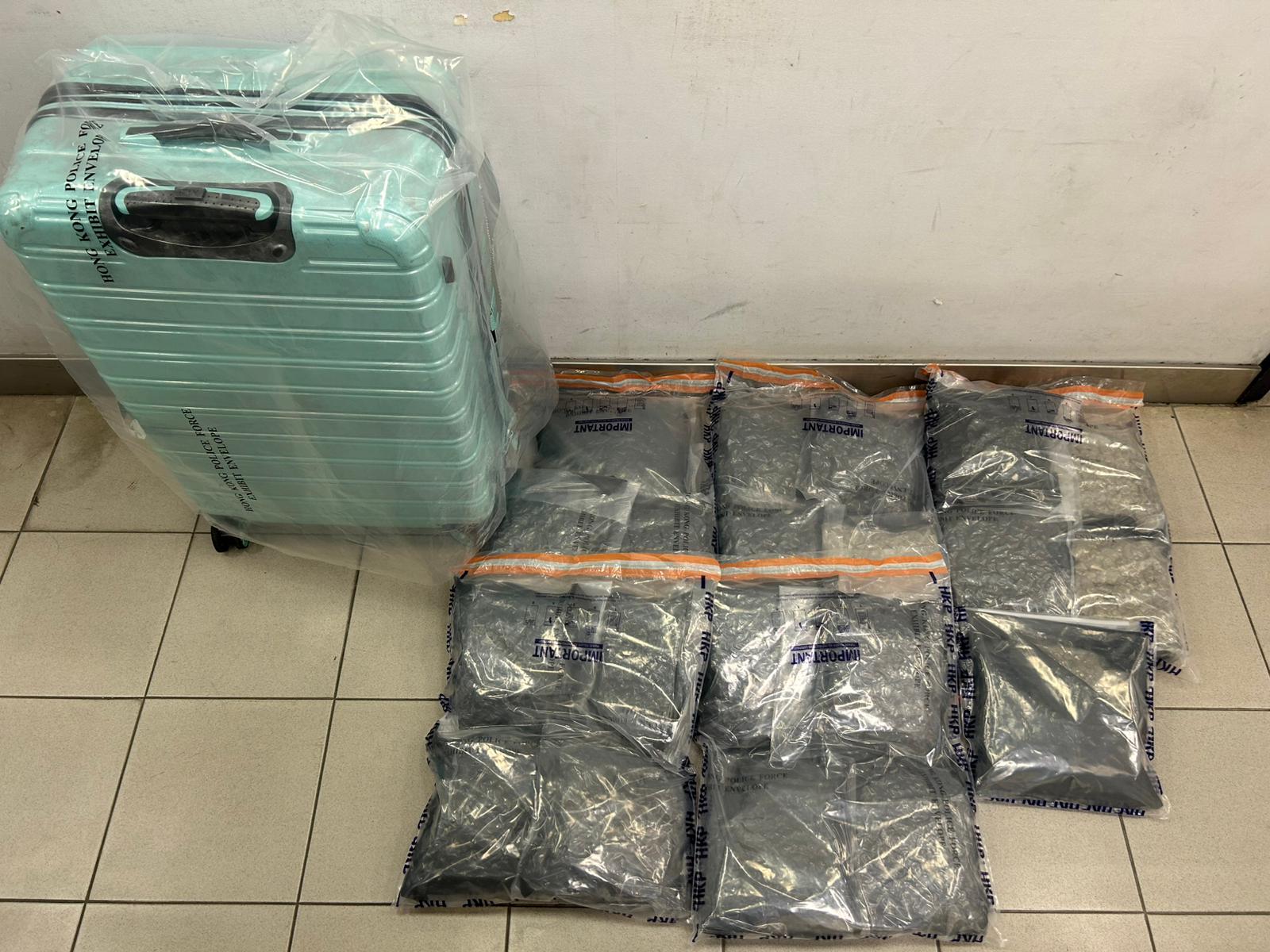 警方機(jī)場(chǎng)拘一外籍女 檢值134萬(wàn)元大麻今日提堂