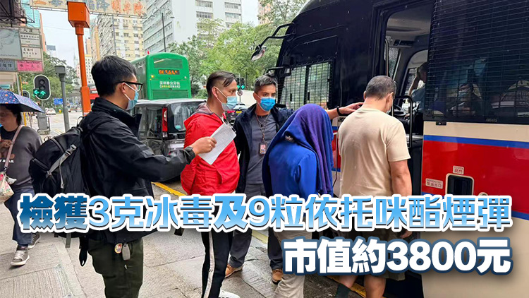 警方西九龍打擊毒品、非法賭博及黑社會 拘捕65人