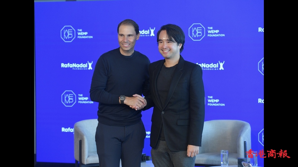 鄭志剛與國際網(wǎng)球巨星拿度合作 以正向教育及體育助兒童身心健康