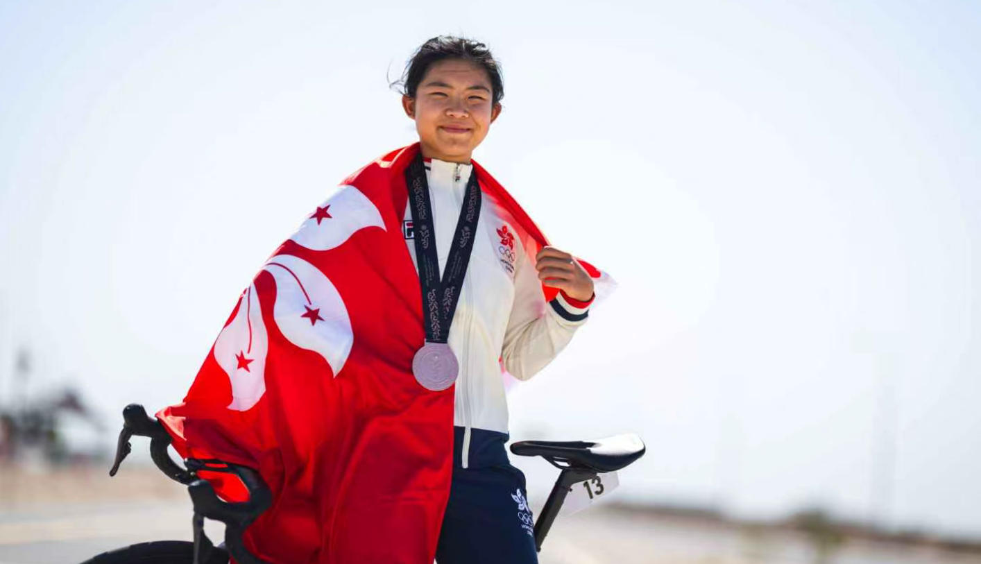 羅靖喬女子75公里公路賽奪銅  港隊(duì)亞青運(yùn)累計(jì)2金1銀6銅