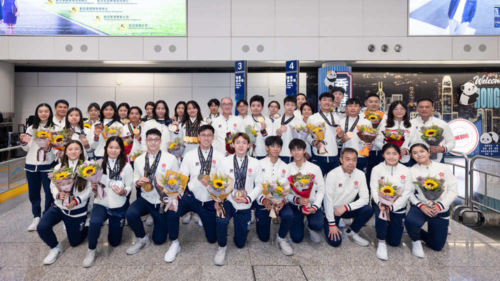 港隊亞青運創(chuàng)歷史以36面獎牌凱旋 莫君逸：印證香港體壇薪火相傳