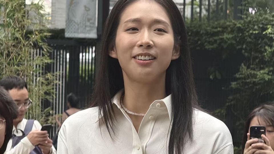 有片｜江旻憓報(bào)名參選立法會(huì) 全城關(guān)注 場(chǎng)面墟冚