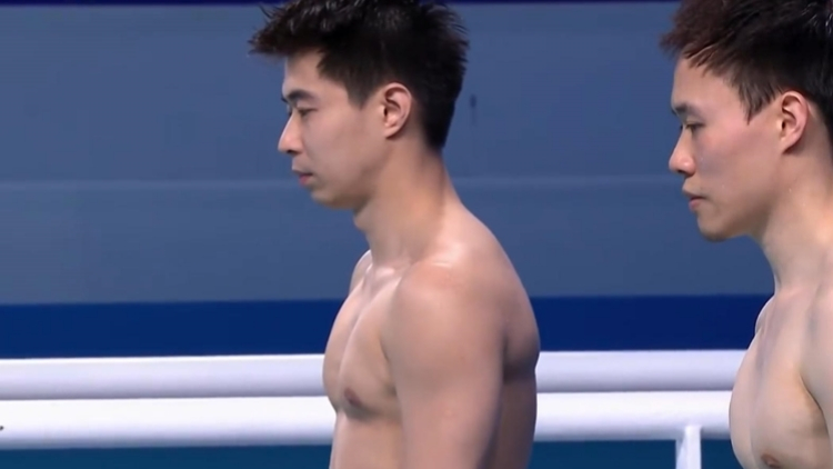 十五運(yùn)跳水男子雙人3米板 謝思埸/黃博文奪金