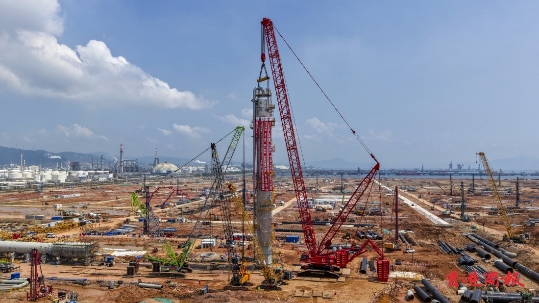 中海殼牌惠州三期乙烯項(xiàng)目完成總進(jìn)度34.22%