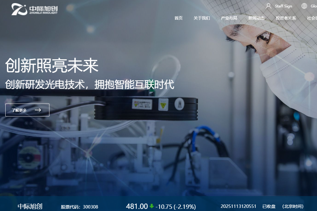 【新股最前線】NVIDIA供應(yīng)商中際旭創(chuàng)據(jù)報(bào)選定投行A+H香港上市 擬集至少234億元　