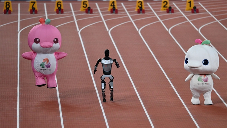 全運(yùn)會(huì)吉祥物和機(jī)器人的百米對(duì)決，誰贏了？