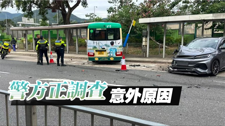 沙田小巴與私家車相撞 7人受傷 