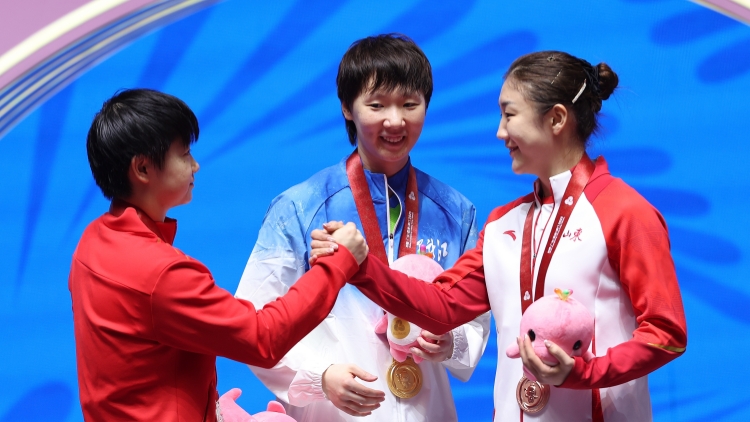 十五運女子乒乓球 王曼昱退出後續(xù)比賽