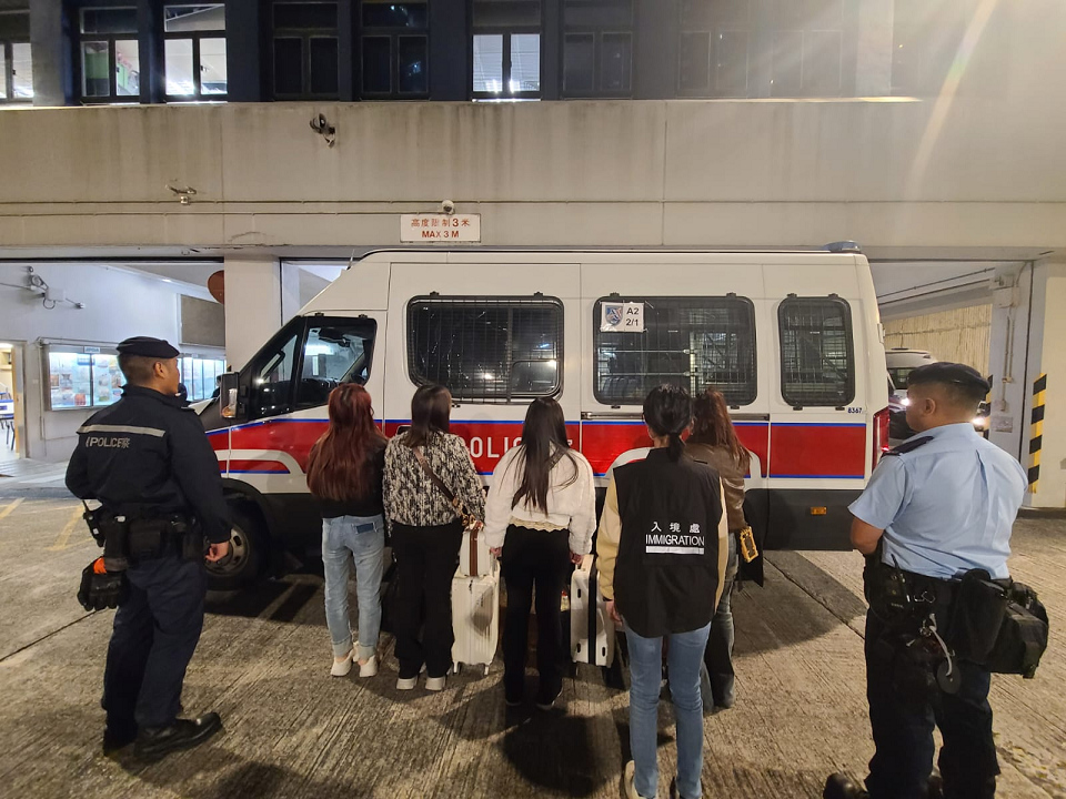 警方新界南反黑工及掃黃 拘捕20名男女